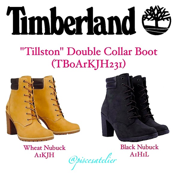 Timberland Tillston 6” Double Collar Boot in Wheat Nubuck or Black (TB0A1KJH231) - Picture 5 of 16